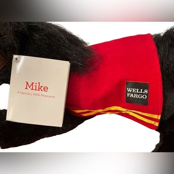 Wells Fargo Bank Plush Mike Legendary Pony Stuffed Animal - Picture 2 of 4